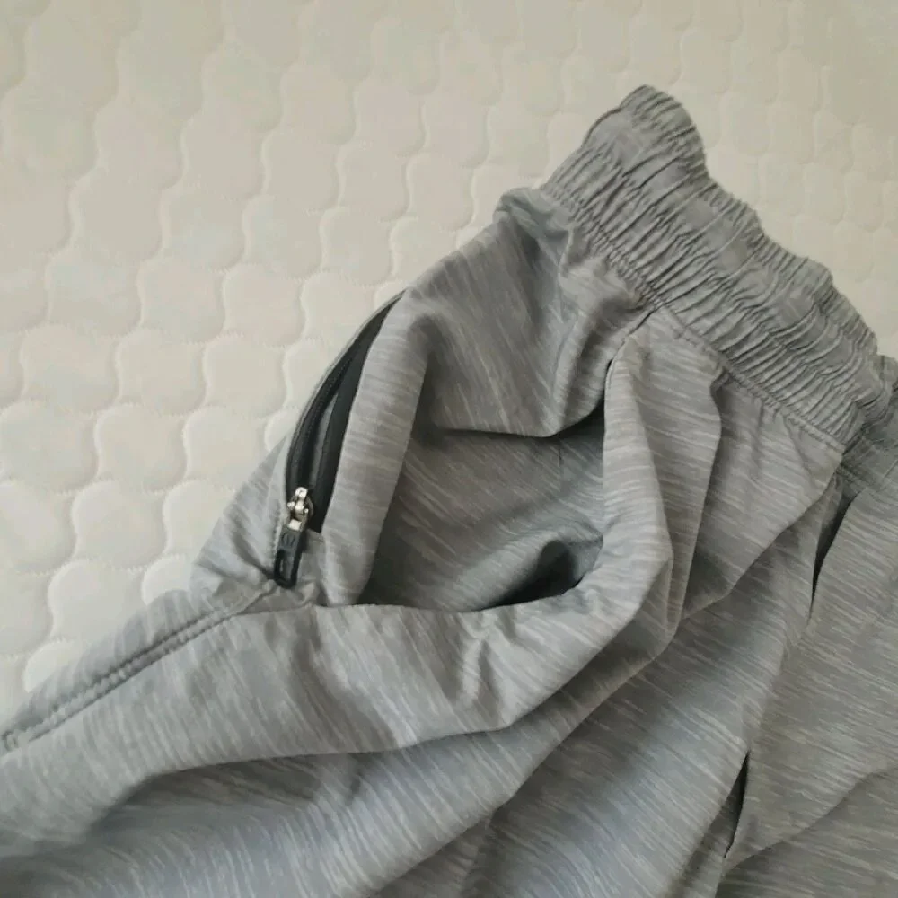 Lululemon Pace Breaker Shorts Mens Size M Gray Linerless Athleisure Gym Running